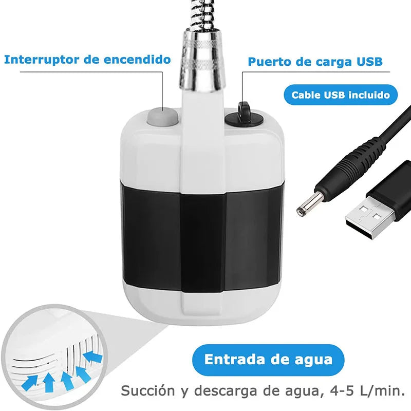 PORTABLE CAMPING RECHARGEABLE SHOWERHEAD