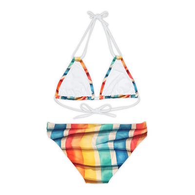 Dilucendro Strappy Bikini Set (AOP) DSB-02