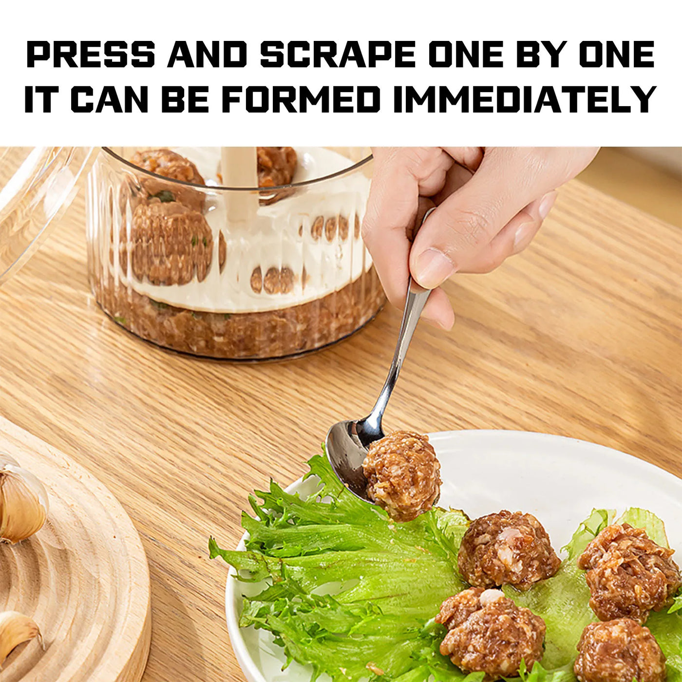 Multifunctional Kitchen Meatball Press