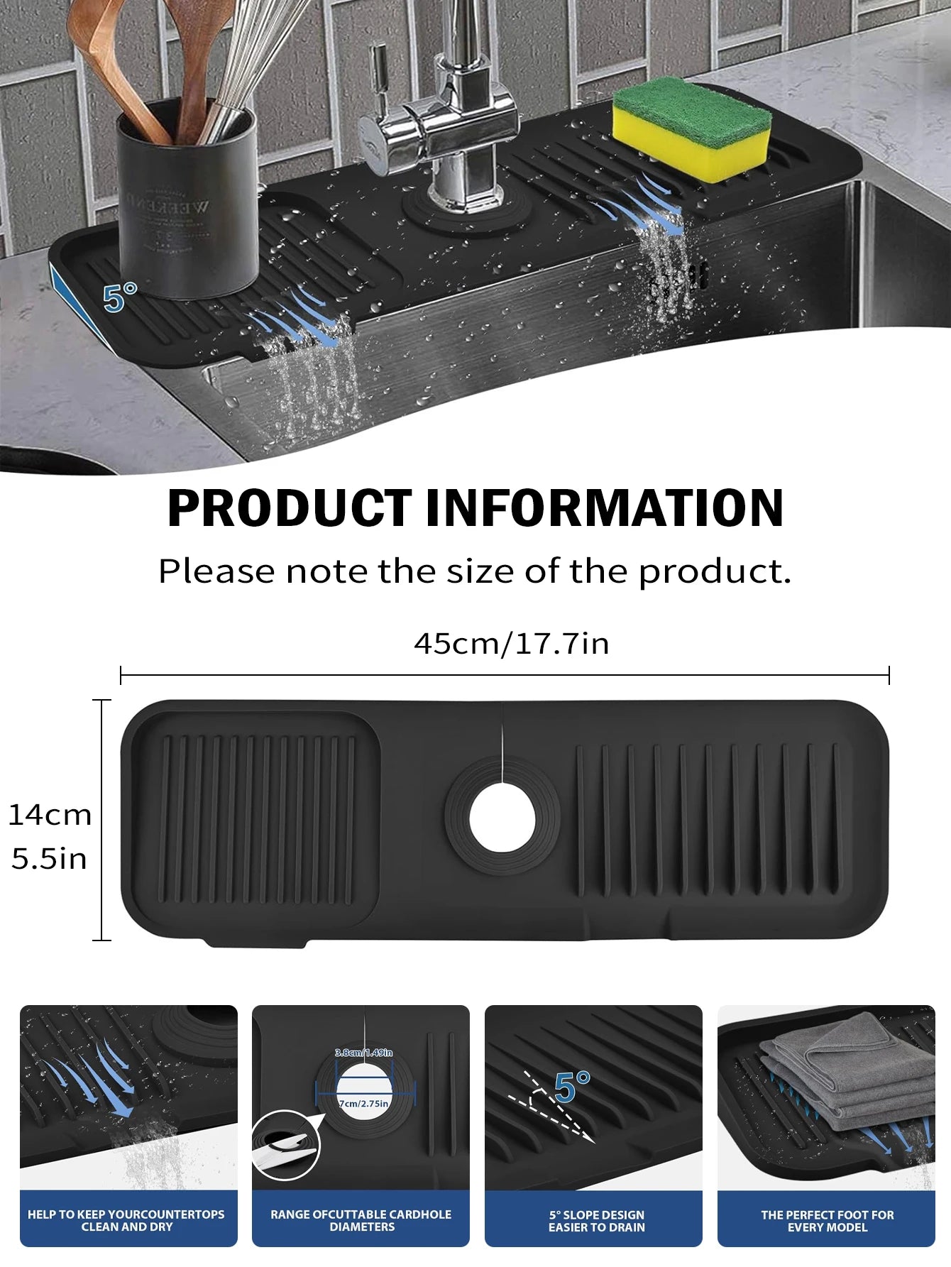 SILICONE DRINING MAT