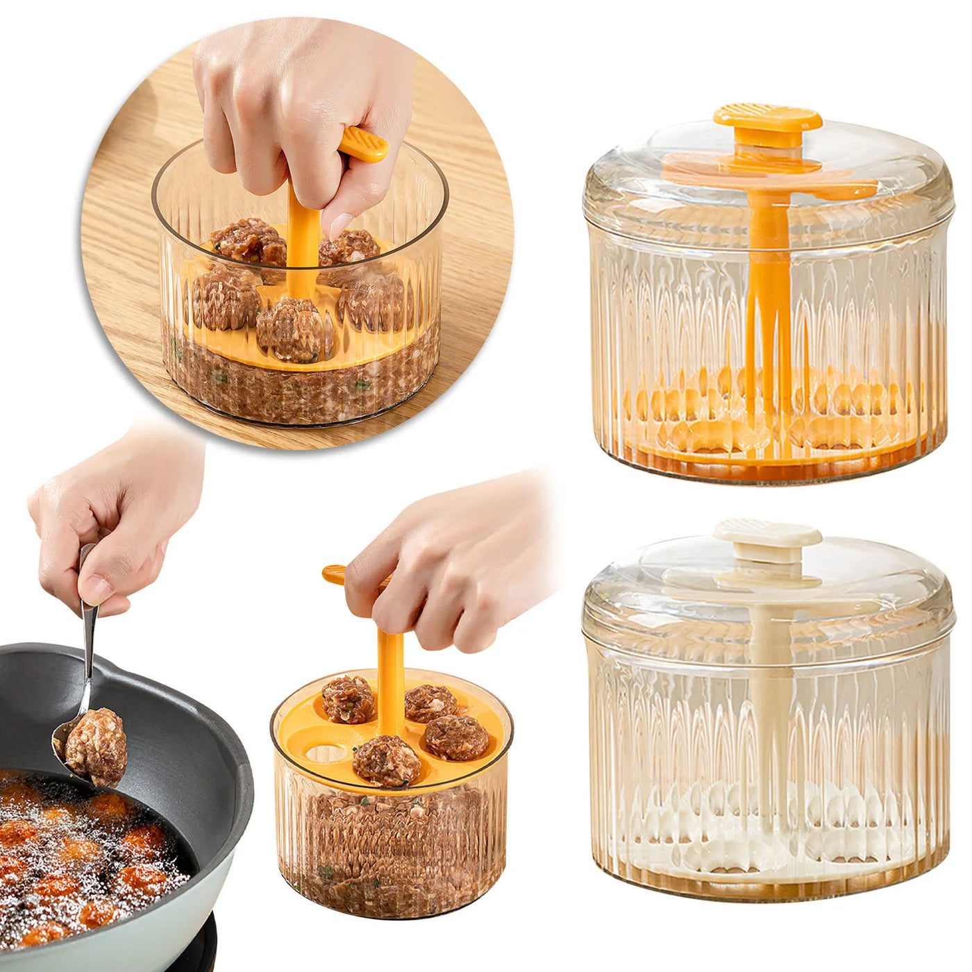 Multifunctional Kitchen Meatball Press