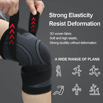 Knee brace for bamboo knee therapy